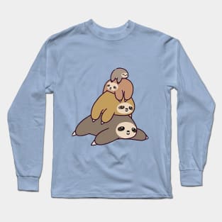 Sloths are My Spirit Animal Long Sleeve T-Shirt